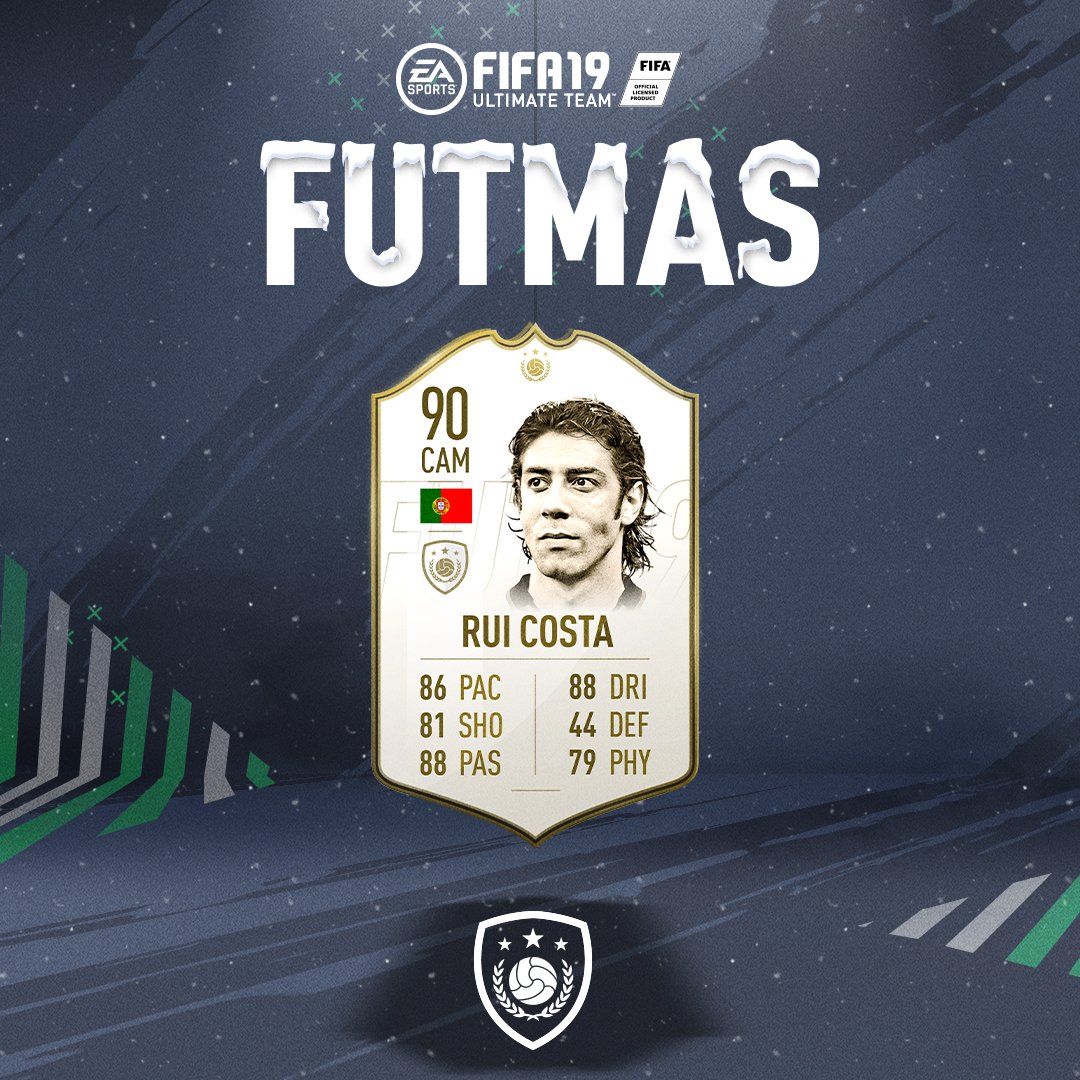 🚨 #FUTMAS ICON Rui Costa SBC now available 🚨 #FUT #FIFA19