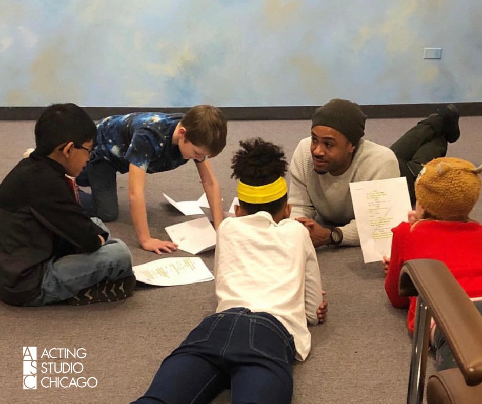 ActingStudioChi's tweet image. Had to re-post this great photo Charles Andrew Gardner posted from the kids class of on camera he teaches! #Oncamera #actingforkids #kidsActing #teenacting #actingstudiochicago