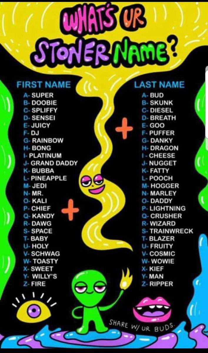 treesofknwledge's tweet photo. Let's have some fun with this....comment below with your stoner name!
#420 #cannabis #delivery #sacramento #marijuana #weed #flower #THC #edibles #insta420 #shatter #concentrate #extract #tok #treesofknowledge #getlit https://t.co/iTR0QnBnQJ