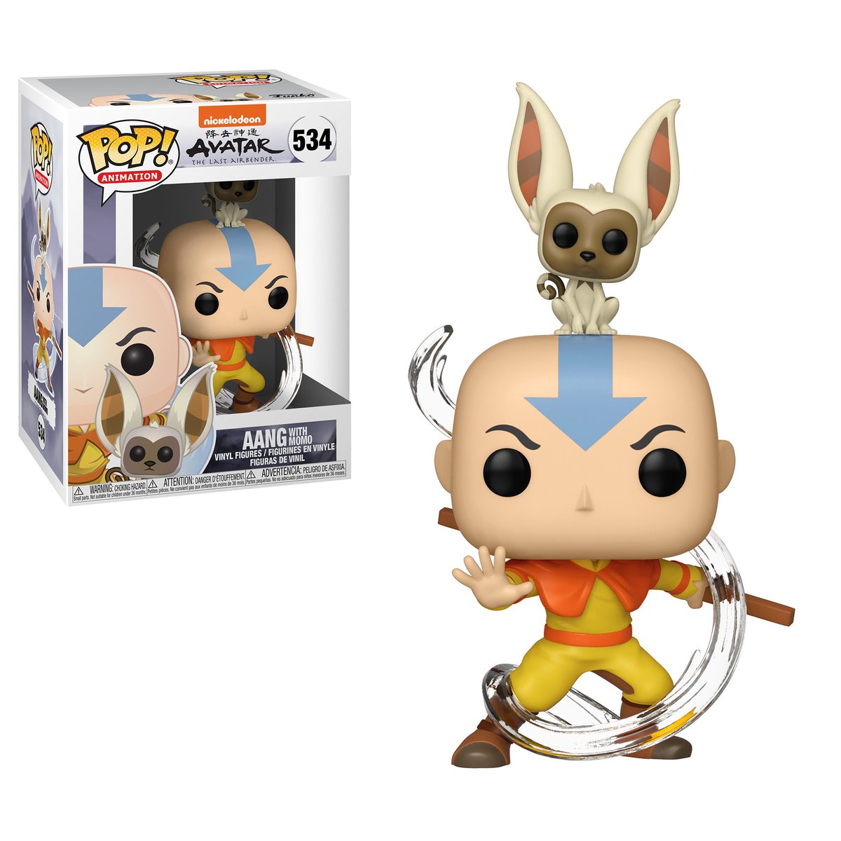 OriginalFunko's tweet image. RT &amp;amp; follow @OriginalFunko for the chance to win an Aang with Momo Pop!