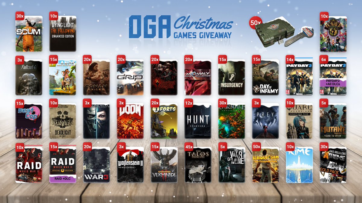 Gamersbook's tweet image. Spice up your winter holidays with some awesome games! Our Christmas Games #Giveaway is live! Follow the link to enter.

➡️  bit.ly/2Gteln1