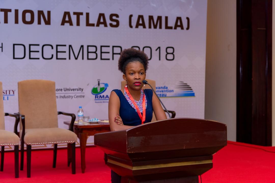 IGIHE's tweet photo. Earlier today, Ms Deisy Ribeiro sharing her experience at #AMLA2018 with the students. https://t.co/14zR3sSjnt