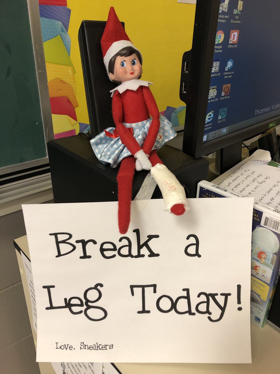 kjwintermute's tweet photo. Encouraging words from Sneakers today as we gear up for two Christmas Concert performances! https://t.co/sIl4XLLowa