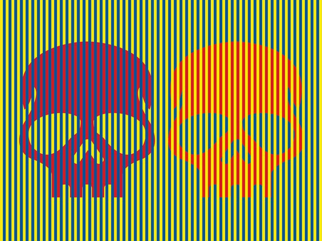 PopSci's tweet photo. These skulls look purple and orange. They are both red. https://t.co/zXCzhent8p https://t.co/9w46YVlflM