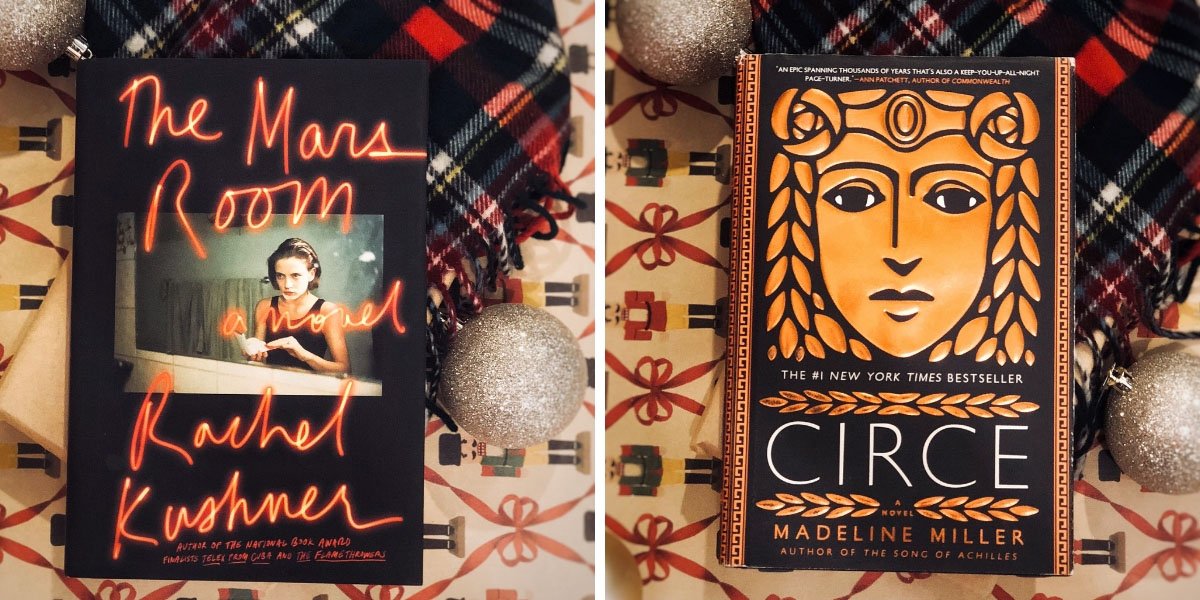 'The Mars Room' by Rachel Kushner and 'Circe' by Madeline Miller, both in hardcover
