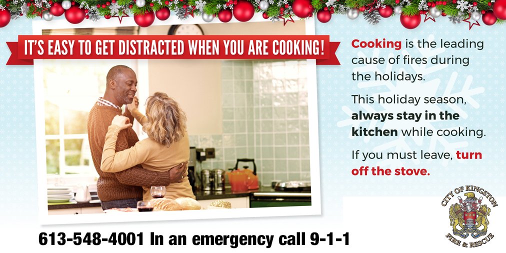 Do not leave your cooking unattended this holiday season! #ygk #fireprevention https://t.co/iqYix7PYrG