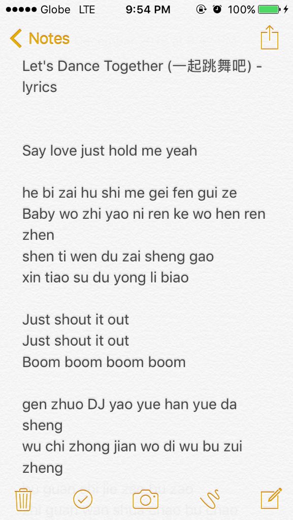 heyitsjoymari_'s tweet photo. Let's Dance Together (一起跳舞吧) // lyrics 
https://t.co/cWkFT8Iz1v 
@NINEPERCENT_IC 

#百分九少年 #NINEPERCENT 

ps. idk if the lyrics is accurate 💯// correct me if I'm wrong 
谢谢！💖 https://t.co/QIF33GAoE7