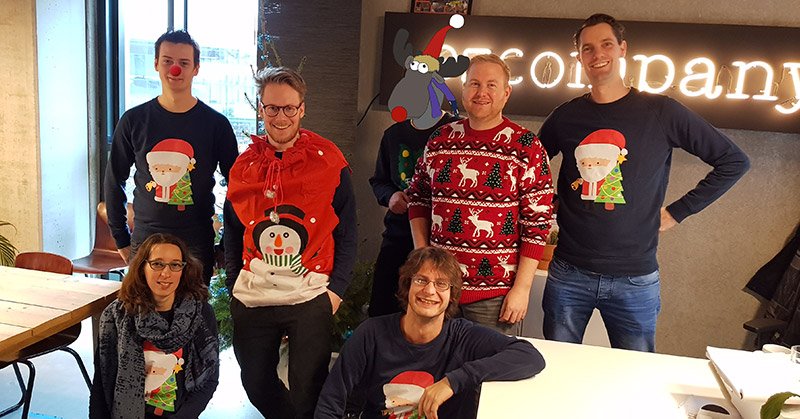 Ons team in Breda is al helemaal in de kerststemming. 🎄 Inclusief dito trui. #Kersttrui #RudolphTheRedNosedReindeer #gezelligheid