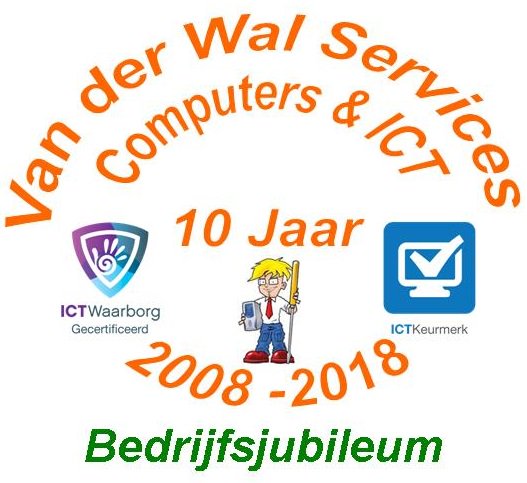 CorvanderWal1's tweet photo. Beste Vrienden , Klanten, Kennissen en Bekende,
Vandaag bestaat mijn bedrijf Van der Wal Services Computers &amp; ICT precies 10 Jaar. https://t.co/caB7NblDVB