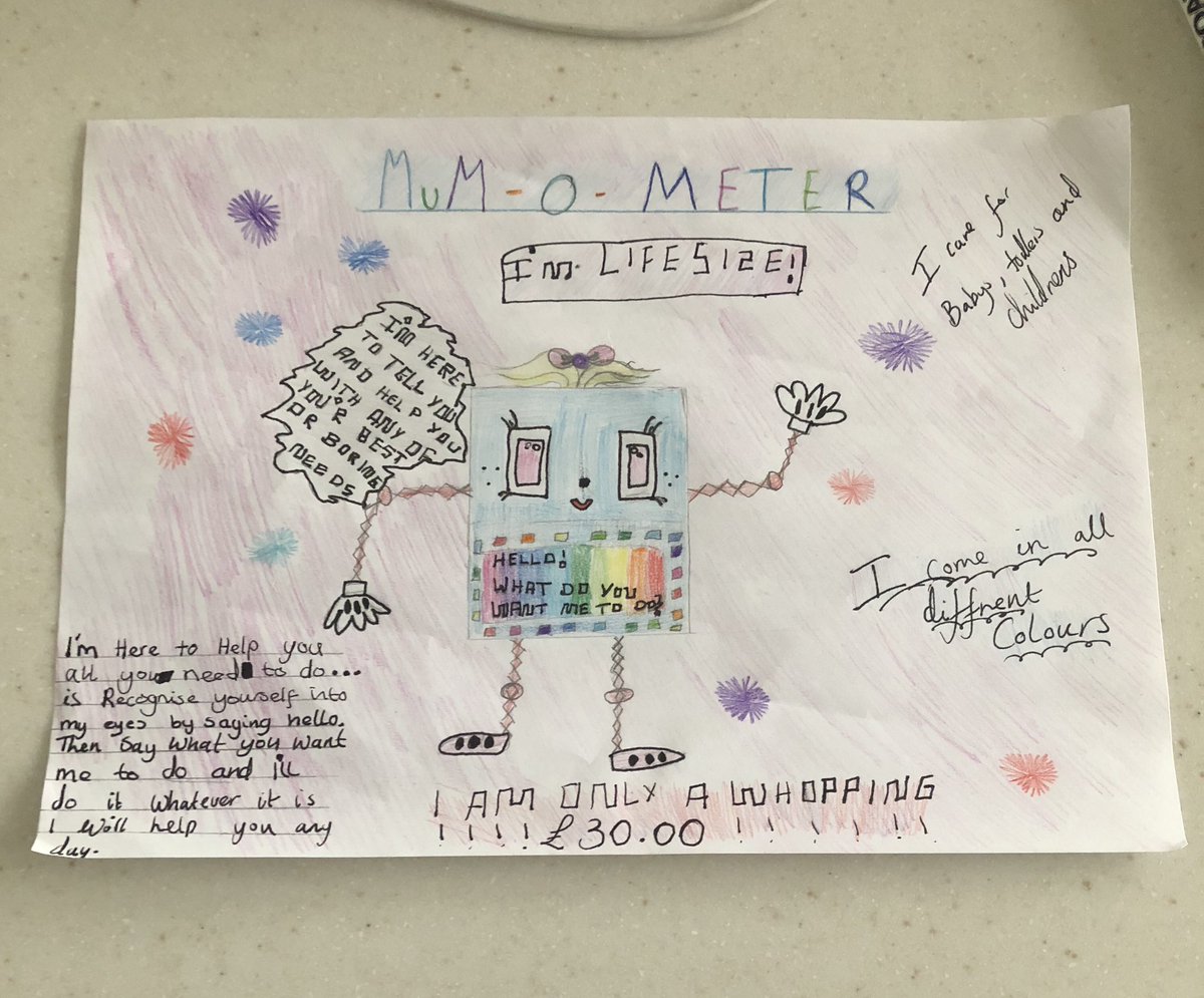AbuTaalia's tweet photo. A year 7 student of mine made this. She’s a young carer, she has to take care of her mum who’s ill. This is so sad and sweet at the same time https://t.co/fUCH6wsvom