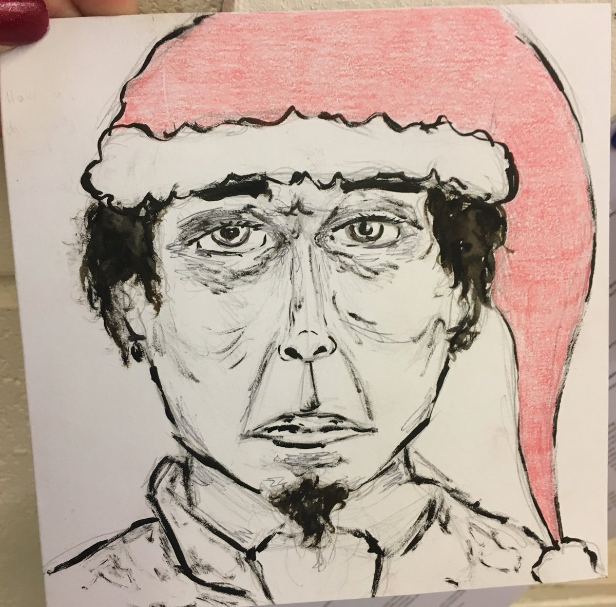 What wonderful Christmas cards from one of Y13 pupils- thank you so much! Ho ho Ho Chi Minh! Have a Dis-really good Christmas! They are amazing #twitterstorians #ukedchat