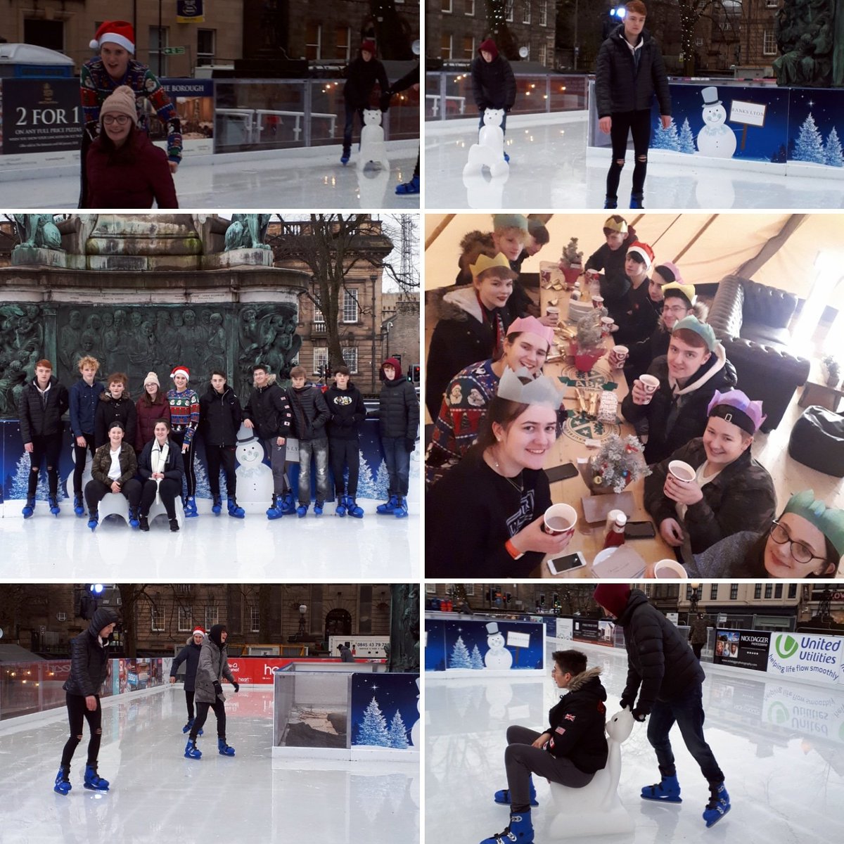 LMC Business Studies students got to grips with their staying on their feet at <a href="/lancasteronice/">Lancaster On Ice</a> today! 
#IceSkating #christmastime #LancasterOnIce #TeamFun #teambuilding #Christmas