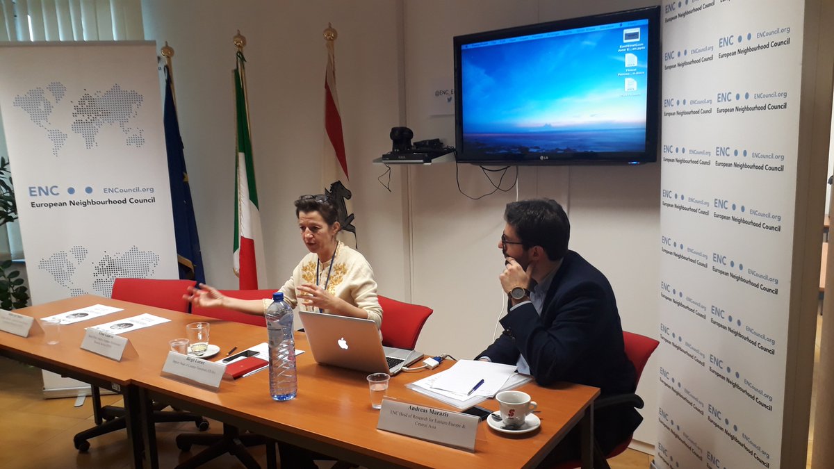 ENC_Europe's tweet photo. The 12th session of #EuropeanTrainingProgramme Module 2 started with the keynote speech from Birgit Loeser,Deputy Head of Counter-Terrorism @eu_eeas focusing on #EU  policies and instruments in the fields of #Security #Defence  anti-#Terrorism #Migration #Cyberattacks https://t.co/jc0mdtwkj3