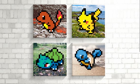 PalmersPixels's tweet image. On the ninth day of Christmas, my true love game to me: battles to prove I'm the best Pokemon Master to ever be! For today only, our Pokemon Canvas Prints are 15% off with free shipping! #retrogaming #gamersunite #pixelart