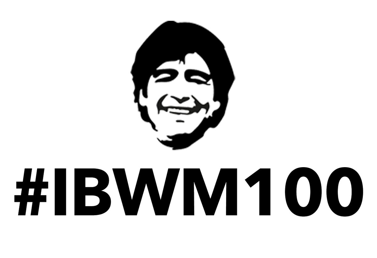 Coming at 5pm 👀

#IBWM100