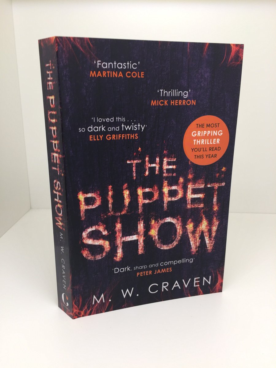 Finished paperback copies of #ThePuppetShow are in and they look SO GOOD 🔥