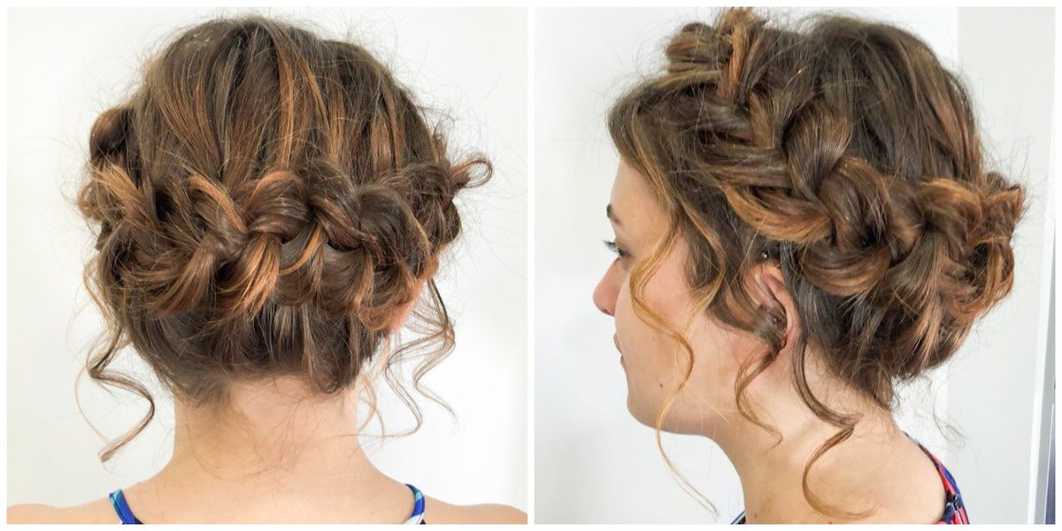 JakataSalon's tweet image. A halo braid like this is a great way to change up your look 😍 a great choice for festivals, weddings or pretty much any occasion 👍 Georgia is a master of styles like this 🙌 #halobraid #hairup