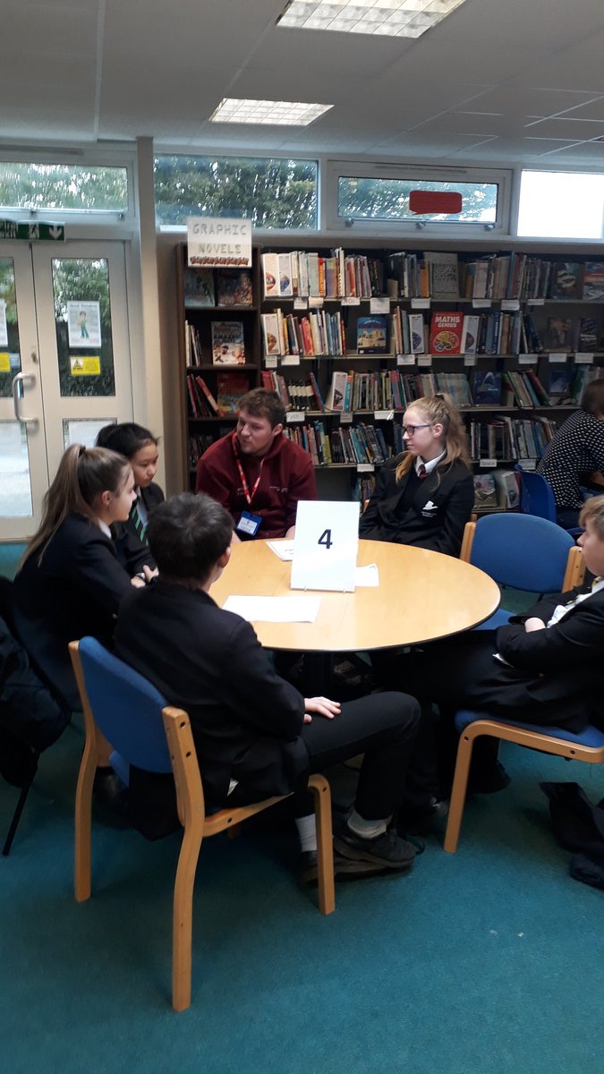 OUH_Estates's tweet photo. @OUHospitals #OUH_Estates took part in a Human Library at @GosfordHill School last term for the year 8βs to help them choose their GCSEs in January. Good luck everyone - hope we helped. https://t.co/AXkO6Kipdm