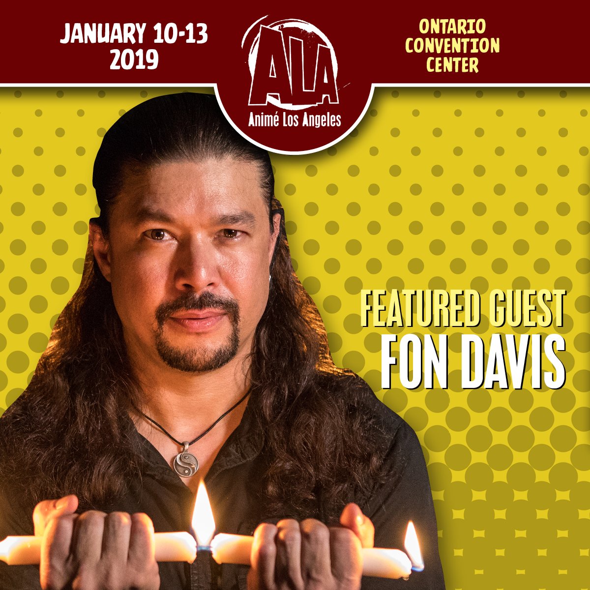 AnimeLosAngeles's tweet photo. ALA 15 Featured Guest @FonHDavis will be at Animé Los Angeles 15 this January 10th to 13th at the Ontario Convention Center!
----------
For info & registration: https://t.co/8Aiiqweyv6
#AnimeLosAngeles #ALA15 #Anime #FonDavis #Fonco #Battlebots #CakeMasters #SuperfanBuilds https://t.co/IDk07FkiFc