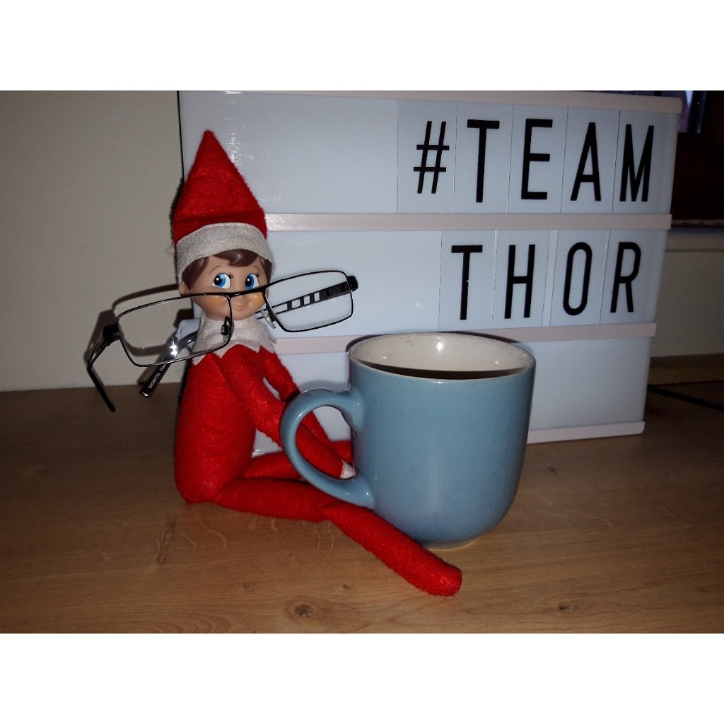 ThorContracts's tweet photo. Even Elves deserve a tea break! And we think you'll agree..our elf has been busy so far this #December. Get in touch for all your #propertymaintenance needs. #elfontheshelf #belfast #propertyni #teamthor https://t.co/24smNfeDR2