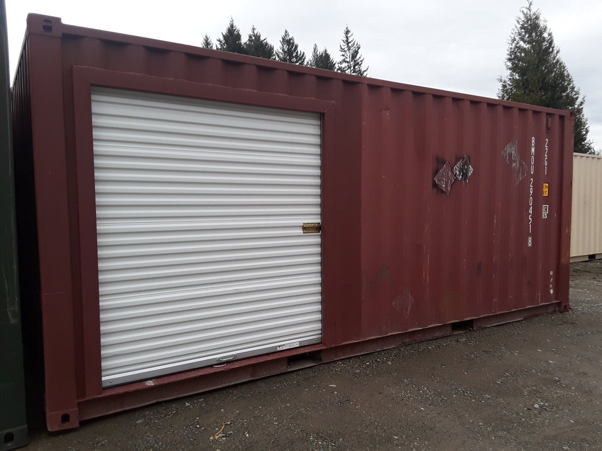 ContainStorage's tweet image. Our Seattle branch recently completed this custom container to meet a customer&apos;s specific needs.  Call us for quotes on custom boxes!! #Seattle #containers #Houston #Portland