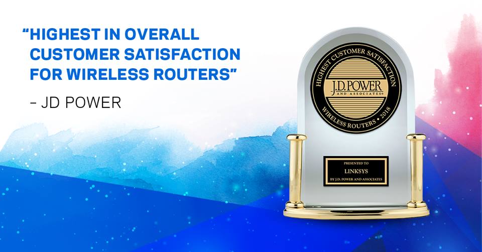 LinksysLAT's tweet photo. ¡Súper contentos! Linksys es nombrado "Mejor en satisfacción del cliente en routers inalámbricos" de 2018. Gracias @JDPower https://t.co/9fqZZucfci https://t.co/HaOmY4A8w8