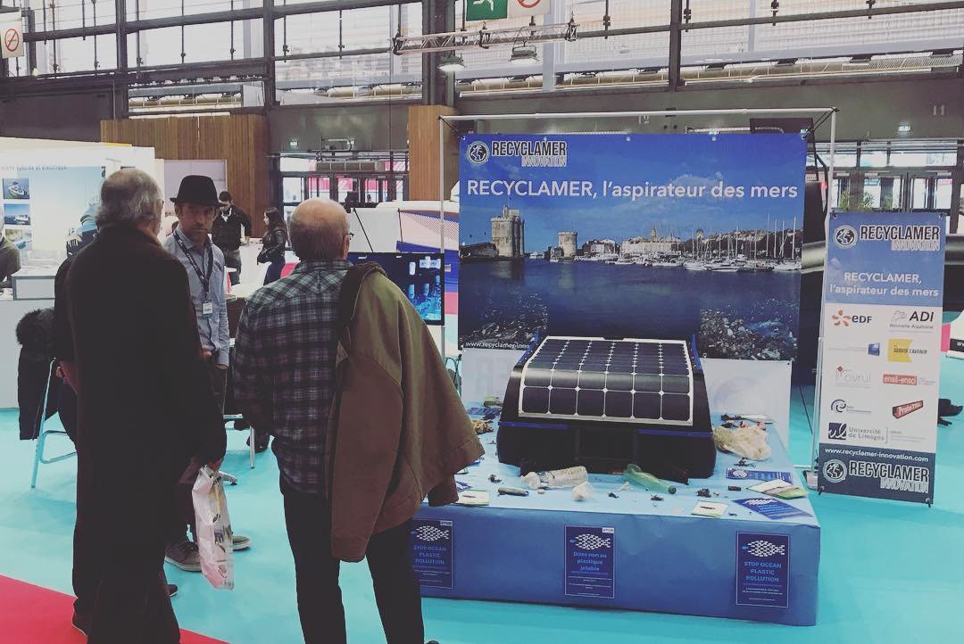 Recyclamer's tweet photo. Le @NauticParis est terminé ! @Recyclamer remercie les visiteurs de leur passage sur son stand ! #écologie #BeatPlasticPollution #dépollution #zerodechet #zerowaste https://t.co/5pqsDYMnLz
