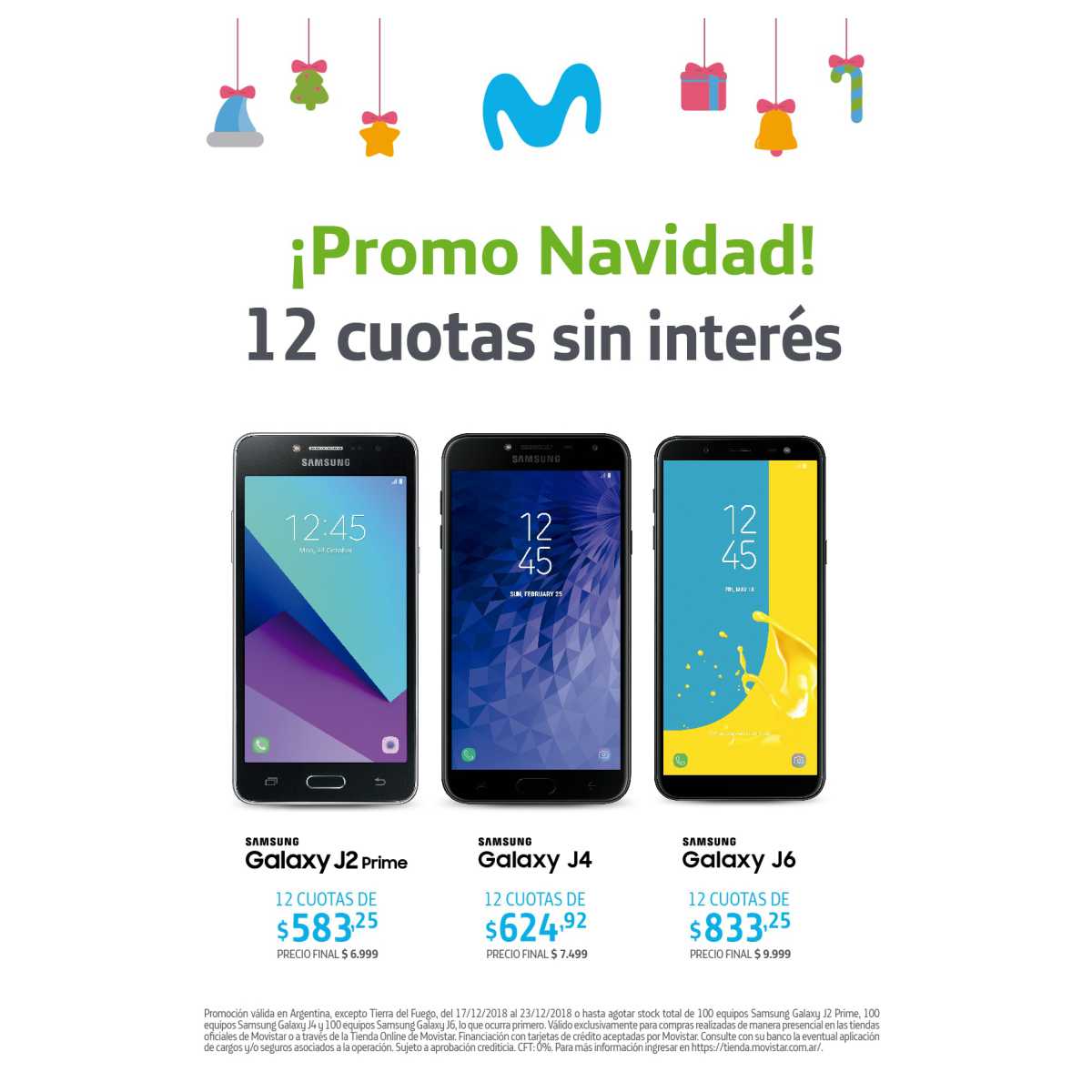 PasodelBosque's tweet photo. 🎅 ¡Esta Navidad 🎄 aprovechá y regalá 🎁 los mejores celulares 📱 en 1️⃣2️⃣ cuotas sin intereses! 🎉

🛍️ Paso del Bosque #TodoLoQueNecesitasEnUnSoloLugar

⏺ Válido hasta 31/12/18 https://t.co/JqyoVzygjj