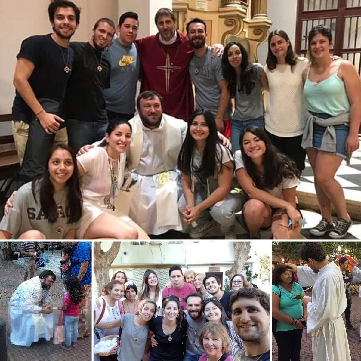 Aranzazuinforma's tweet photo. El fin de semana recibimos a jóvenes de nuestra diócesis quienes realizaron su #misiobdiocesana junto al padre Tomás Chavarria
Visitaron hospital, geriátricos y también hicieron gesto misionero en la plaza Mitre y atrio  de Aranzazu. @DiocesisSI @PJuventudSI #misiondiocesana https://t.co/gxxSusiHvV