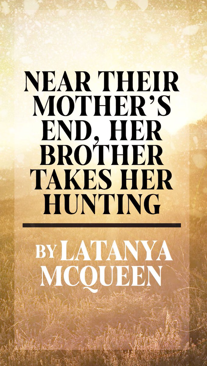PaperDarts's tweet photo. Need some #microfiction to get you through the morning? "Near Their Mother's End, Her Brother Takes Her Hunting" by @Ytsur82 is on our instastory in full. This story was a finalist in our flash fiction contest judged by @larimah. You can read other flash fiction under #instaflash https://t.co/joATQTgaUB