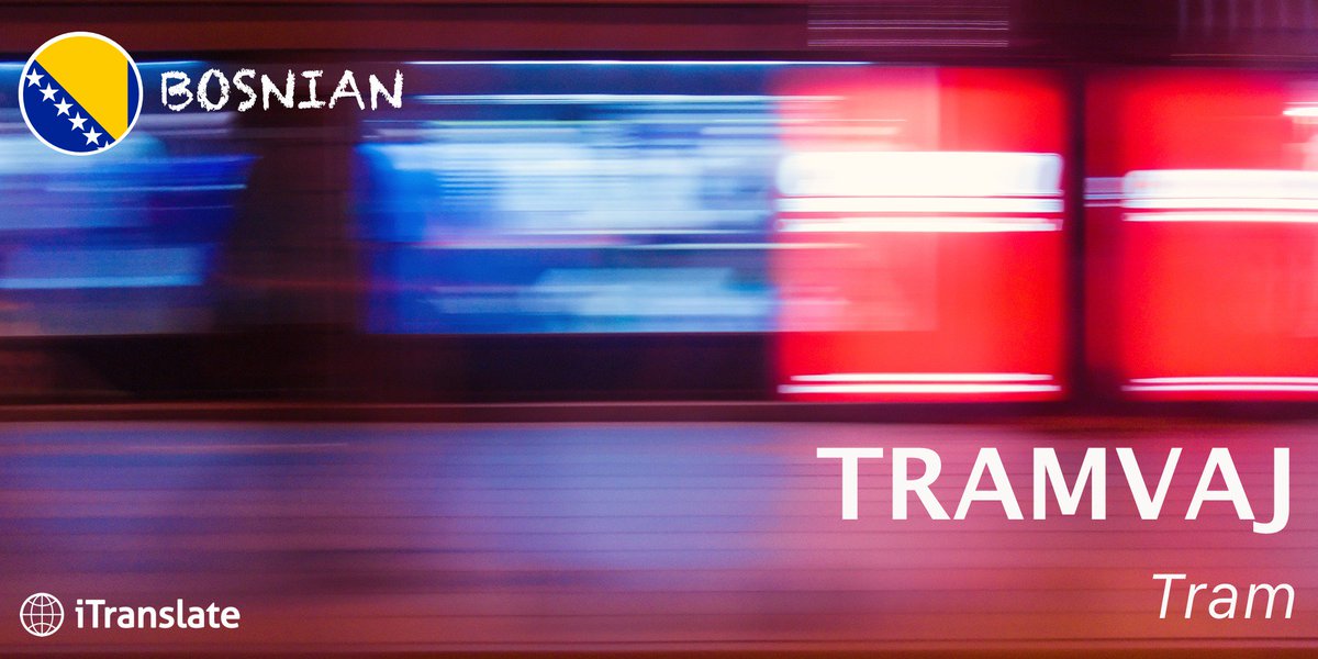 iTranslateApp's tweet image. Trams were first regularly used in Europe in Sarajevo: As just a few European countries had trams, Sarajevo was a pioneer in public transportation. #iTranslate #LanguageoftheWeek #Bosnian