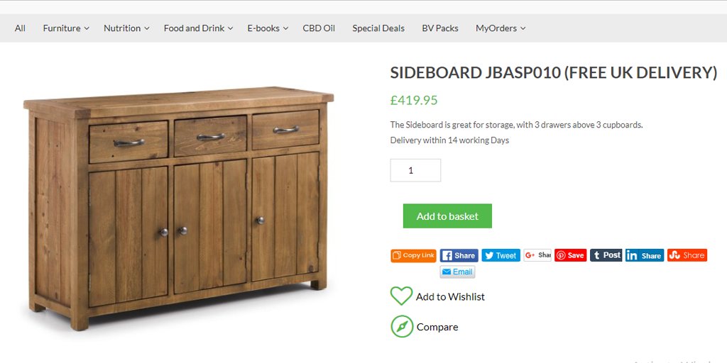 20AgainWorld's tweet photo. Super spacious Sideboard is just around the corner. It is sturdy, stylish and practicle including 3 #drawers and 3 #cupboards. #Furniture_in_UK
Enjoy free delivery in UK with best quality. 
Click here https://t.co/JRSZdR9HBf https://t.co/33hiCXu8iK