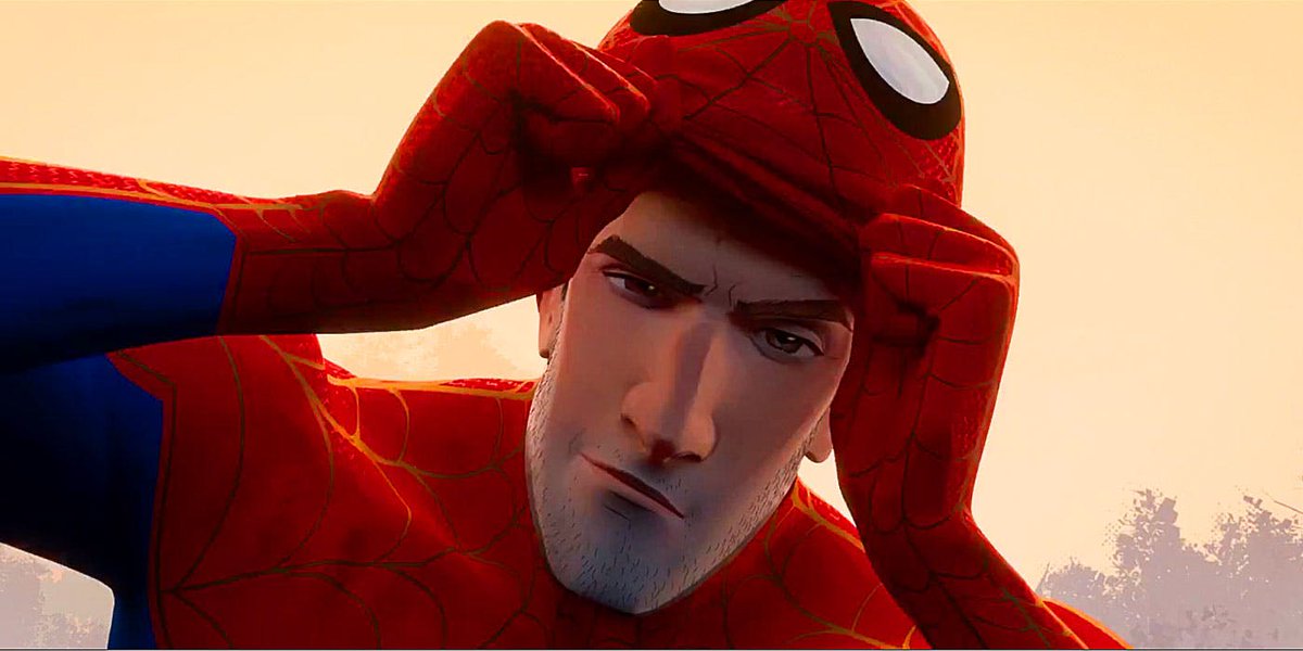 Peter: Are you ready to become Spider-Man, Miles? To risk it all to save lives?Miles: Yes!Peter: To be broke all the fucking time?!Miles: Ye--huh?Peter: To find yourself crying into a pillow randomly at night!Miles: Are we-- Are we still talking bout being Spider-Man?
