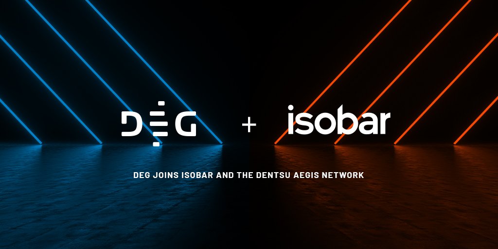 We are thrilled to be joining the @Isobar family as a member of @dentsuaegis. This creates a partnership of two of the top digital agencies in the U.S.: bit.ly/2UXc1b0
