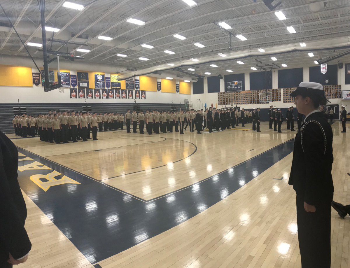 NJROTC AMI inspection in progress. Great job cadets! ⁦<a href="/LCHS1954/">LCHS news</a>⁩