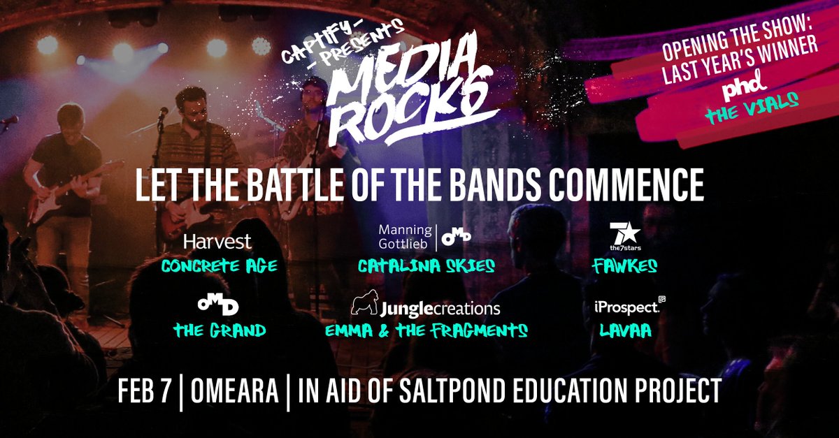 The hottest night in the media calendar is back and bigger than ever! Grab your tickets for #mediarocks 2019: hubs.ly/H0fY6lx0 <a href="/MGOMD/">MG OMD</a> <a href="/JungleCreations/">Jungle Creations</a> <a href="/harvestdigital/">Harvest</a> <a href="/the7stars/">the7stars</a> <a href="/PHD_UK/">PHD UK</a> <a href="/iProspectFR/">iProspect France</a> <a href="/OMD_France/">OMD France</a>  #Captify