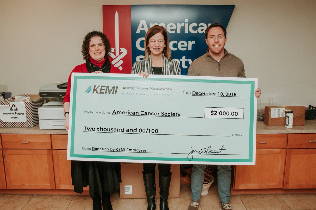 KEMIworkerscomp's tweet photo. $20,000 donated by employees in 2018. 🙌 We are grateful for our employees' generous hearts and are very thankful for the impact these organizations have in our community. View more at https://t.co/X8dQwEnskw. #worksafe #serveothers https://t.co/iEthfbvHpH
