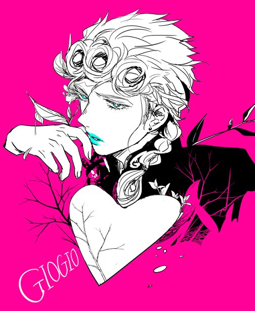 ジョジョは結構描いたことあるので貼ります 5部 
