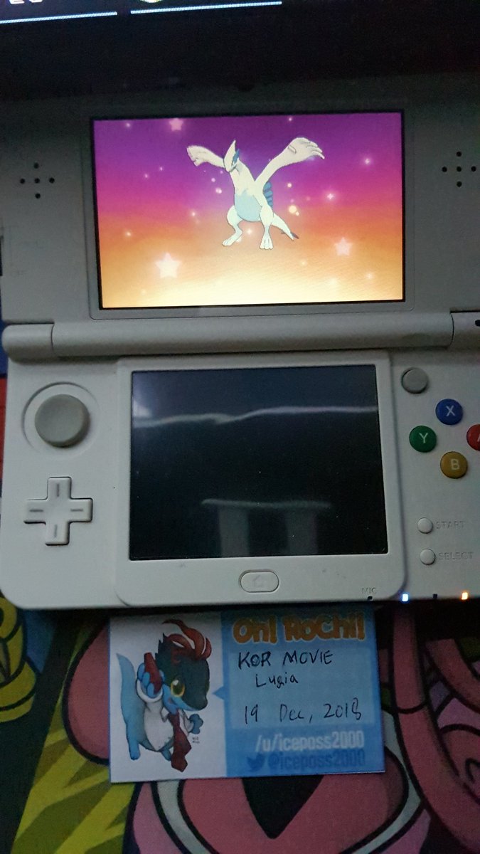 Oh Rochi 日本行きたい 韓国映画ルギアとゼラオラ受け取りました W B