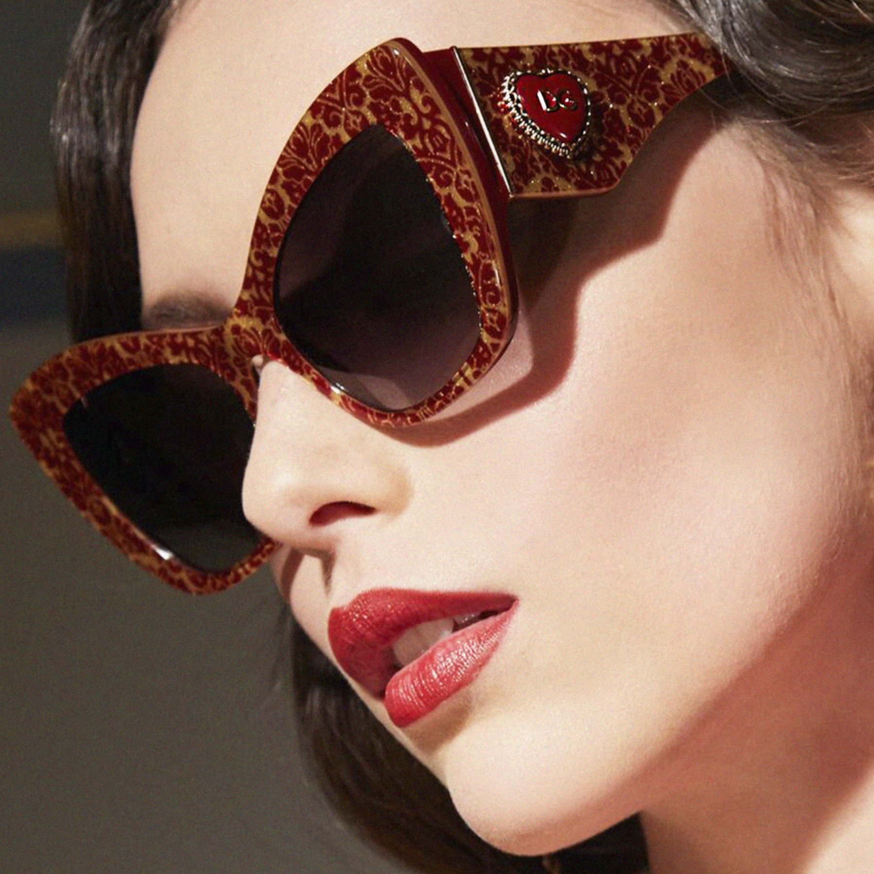 Dolce and top gabbana heart sunglasses