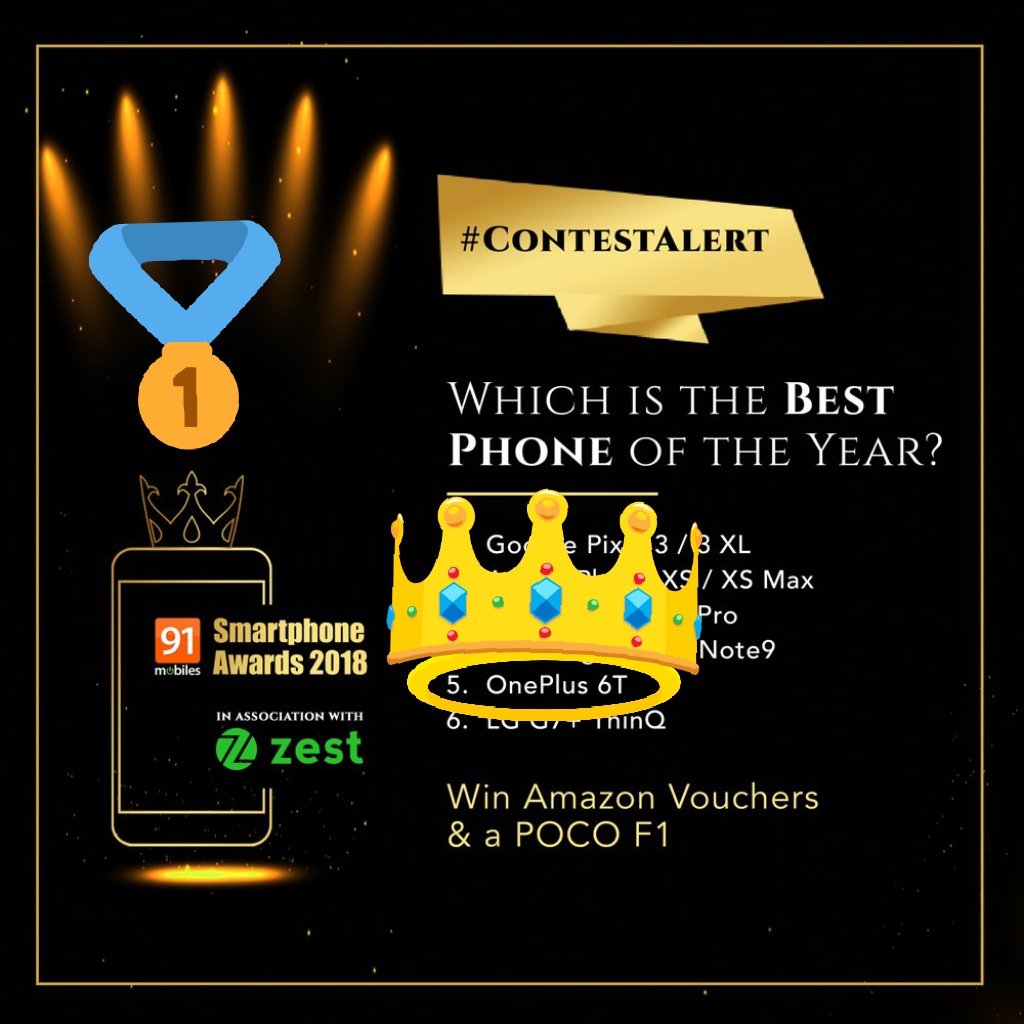TheManish29's tweet photo. @91mobiles OnePlus 6T
#GameOfPhones 
@91mobiles 

Join
@Pooja_queens 
@rising_emperor 
@TheMayankMishra 
@iGautam1 
@THEMURTUZA 
@bhelman9 
@anmol_online 
@VHetal @Gauri_AM 
@chandra_mani38 
@sassyAnokhi https://t.co/PgFJVQYxkF