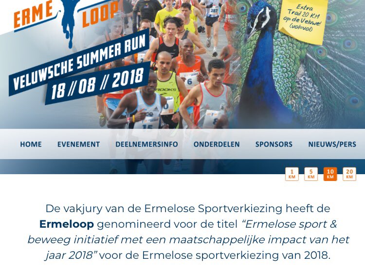 ermeloop's tweet image. De vakjury heeft de @ermeloop genomineerd voor de titel “Ermelose sport &amp;amp; beweeg initiatief met een maatschappelijke impact van het jaar 2018” voor Ermelose sportverkiezing  2018. Met dank aan de crew, sponsoren, partners @NeroBarbershop @VDBrecreatie @RaboRandmeren