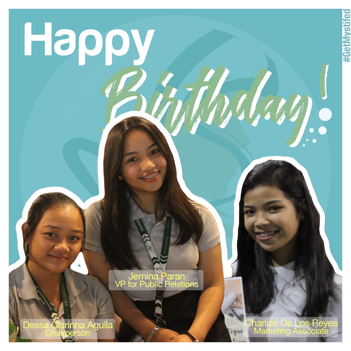 MystiqueSCo's tweet photo. Flip your hair as we toss some confetti in the air! 🎊

Happy Birthday to Mystique Solutions' dearest girls!

@dessaclarrina @jeminaparan @chrlzdelosreyes https://t.co/tkoAgwRRQ6