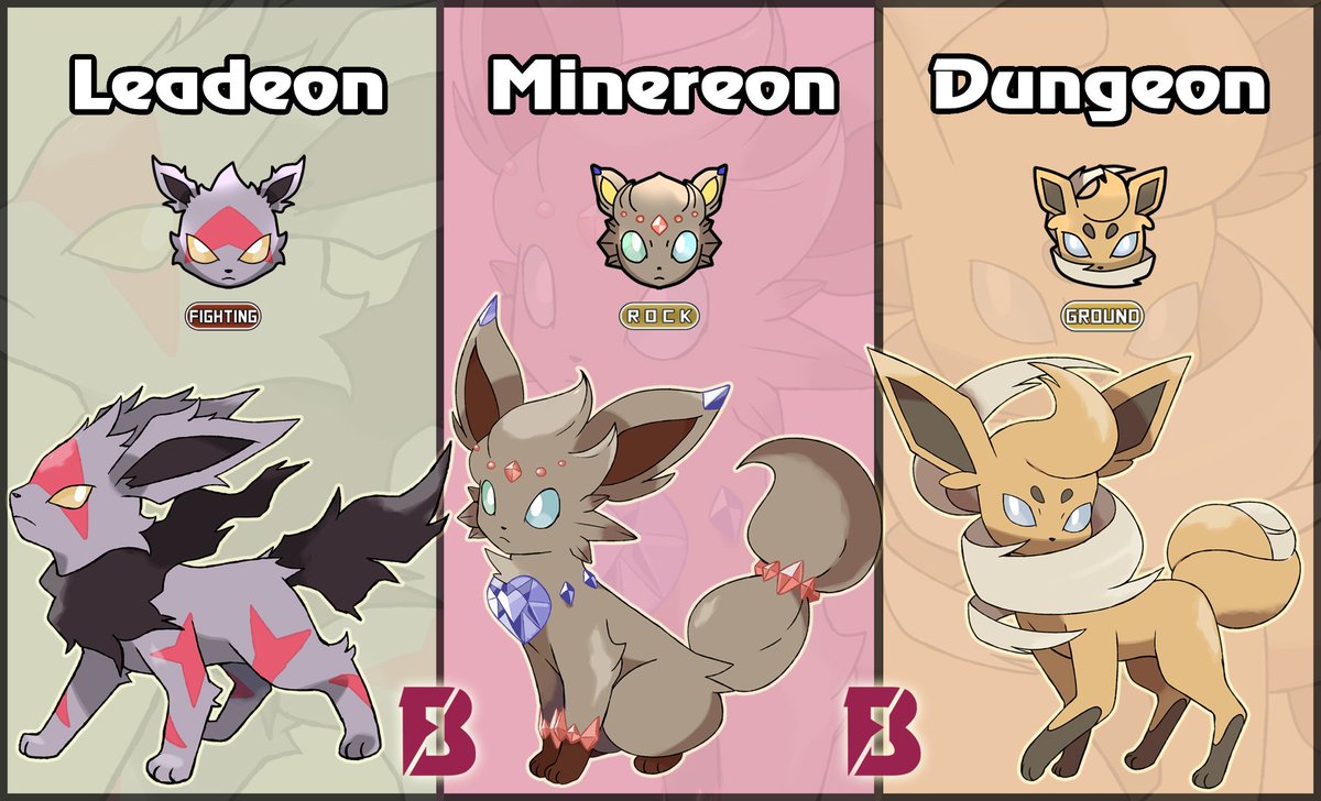 One of most impotant goal for me of this last period was designed all the missing evolutions of Eevee!! #kensugimori #Pokemon #fakemon #Eevee #digitalpainting