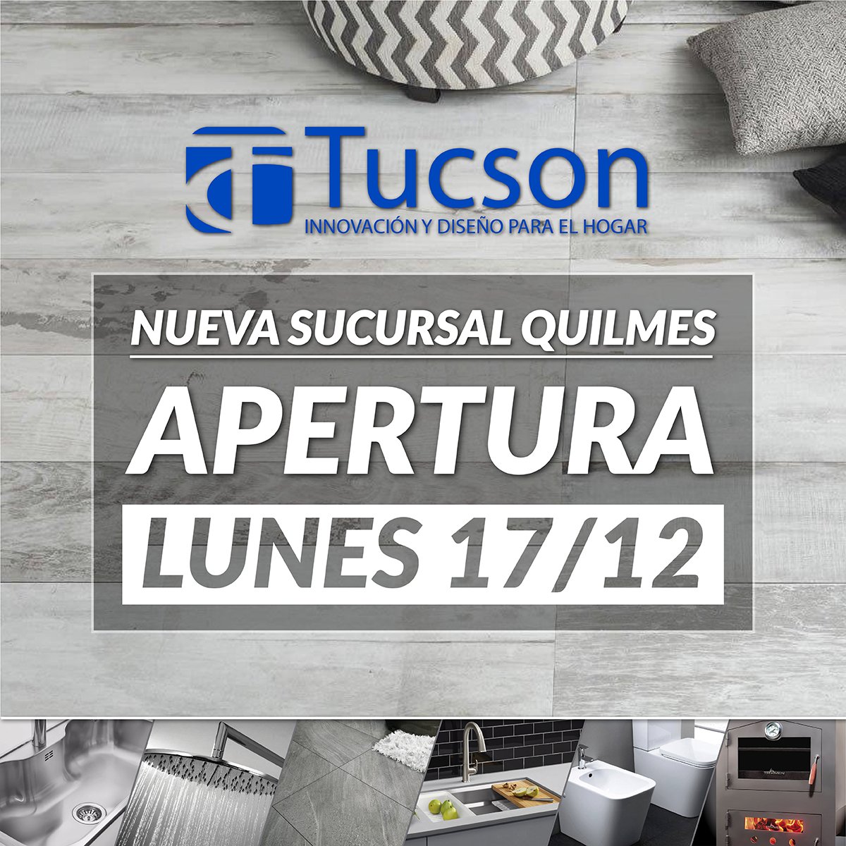 TucsonArg's tweet photo. Apertura @TucsonArg Quilmes, lo mejor para tu hogar
#porcelanato #ceramica #griferias #sanitarios #cocina #baño #vanitory #bachas #ducha y más!! https://t.co/fT4GATh8OB https://t.co/pkZGB1PkPc