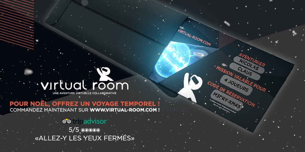 Cette semaine c'est la course pour les derniers #cadeaux 🎁 Pensez aux chèques cadeaux et évitez le stress des magasins surpeuplés et des délais postaux imprécis 😉 
Une activité plébiscitée par les utilisateurs TripAdvisor ⭐⭐⭐⭐⭐