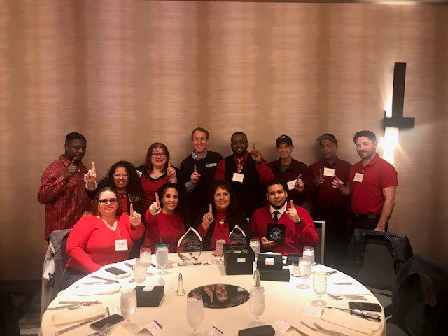 WApartments's tweet photo. It was an honor to accept Property of Year & Standards of Excellence awards from Foulger-Pratt! We want to thank our Residents, Vendors & our Team for an amazing year! #FoulgerPratt #WSA #PROPERTYOFTHEYEAR #WEARENUMBERONE https://t.co/uIV91ZWjzf