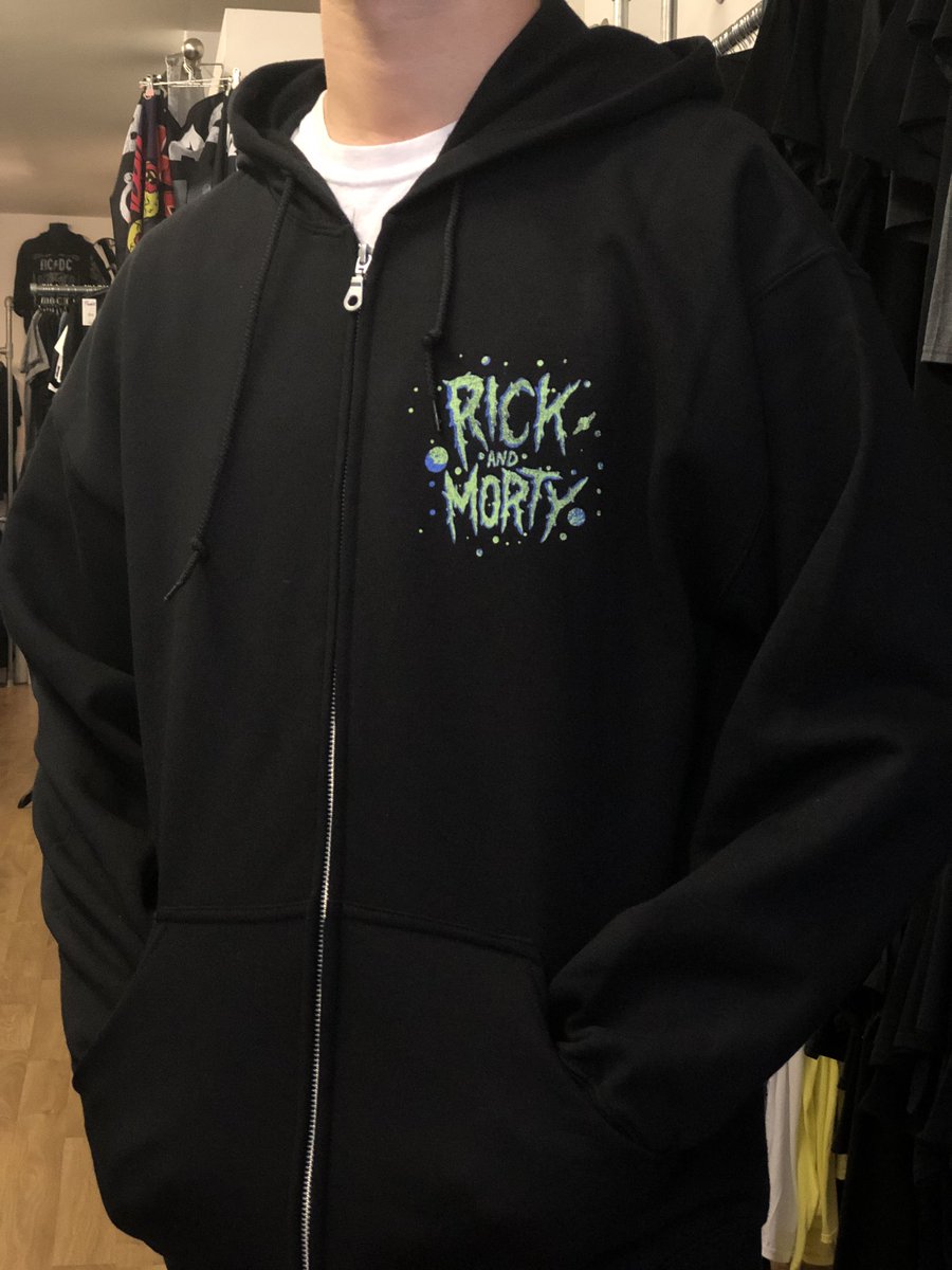 rick and morty zip hoodie