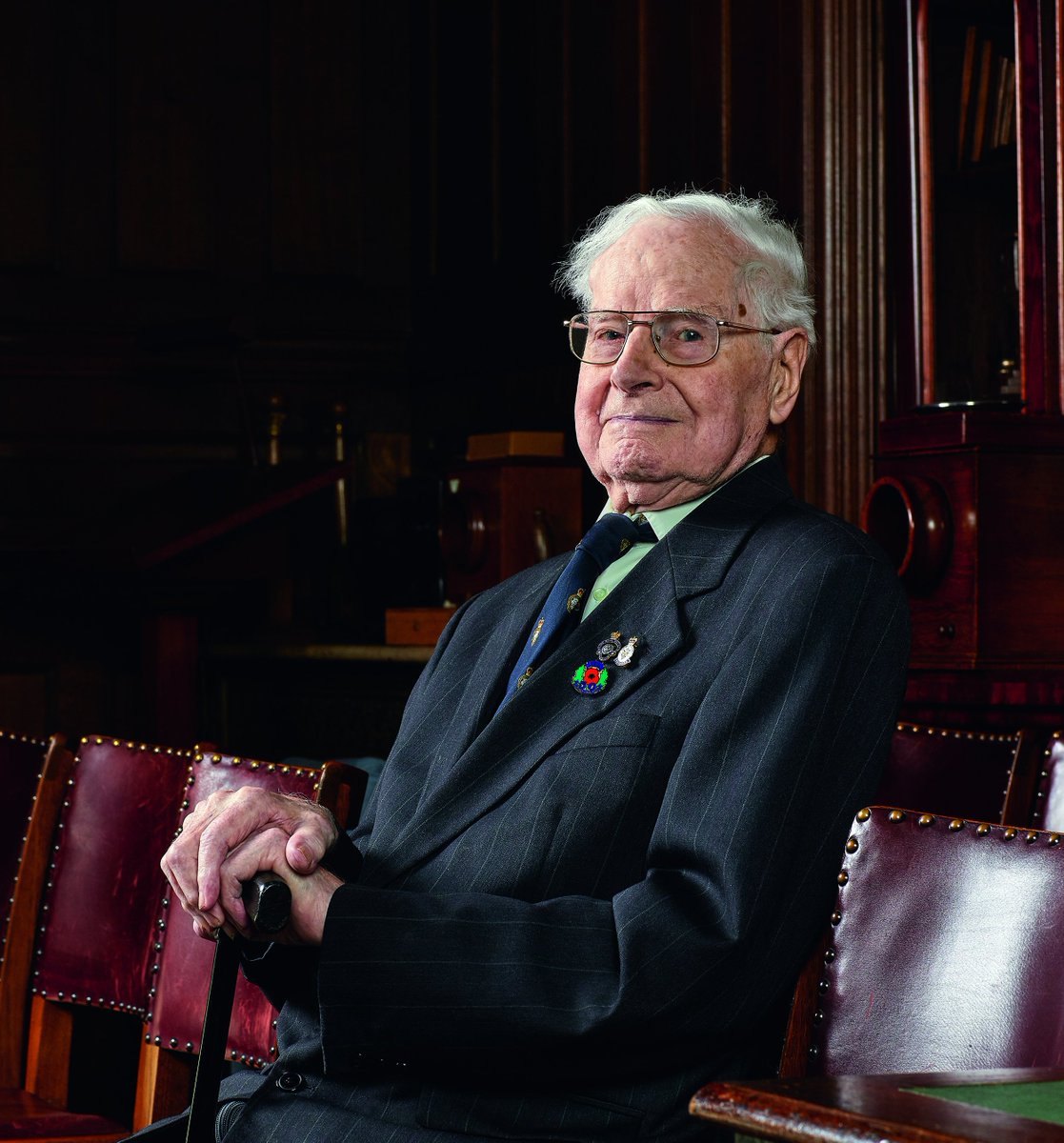 Aged 103, Wally Randall is Tyler for three masonic lodges, turned on his town’s Christmas lights last year and is the UK’s oldest poppy seller. In our latest issue, we meet the legend of Leighton Buzzard → bit.ly/WallyRandall

#PoppyAppeal #Freemasons