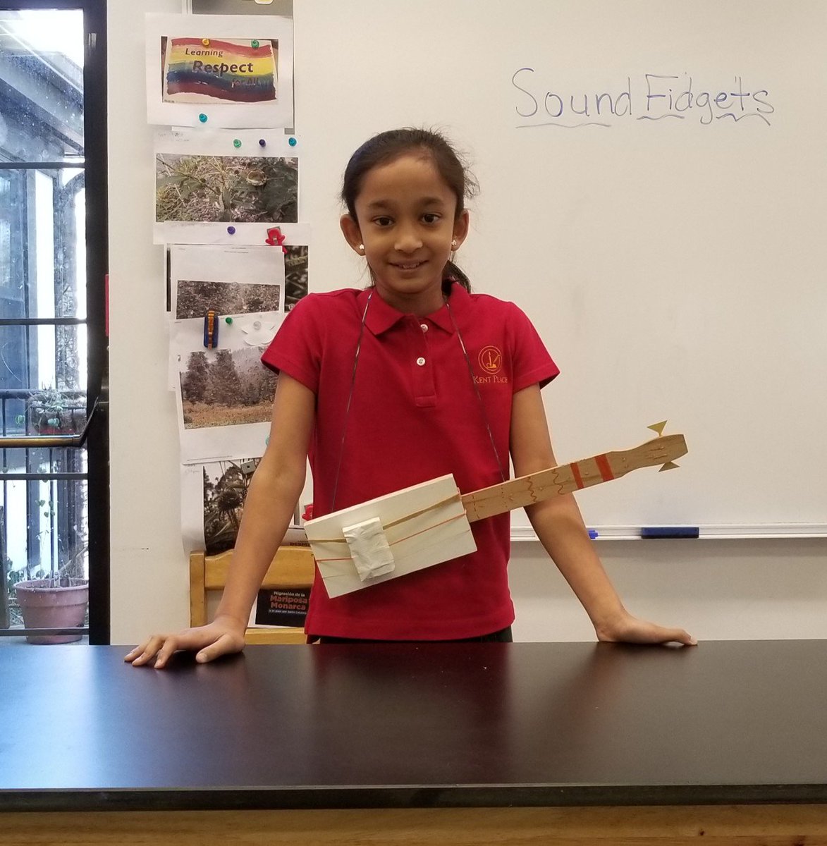 kentplaceschool's tweet image. Fifth-graders just completed their STEM sound unit! They learned about the physics of pitch and volume, then designed and constructed their own "instruments." #kpsstem #kpsmusic